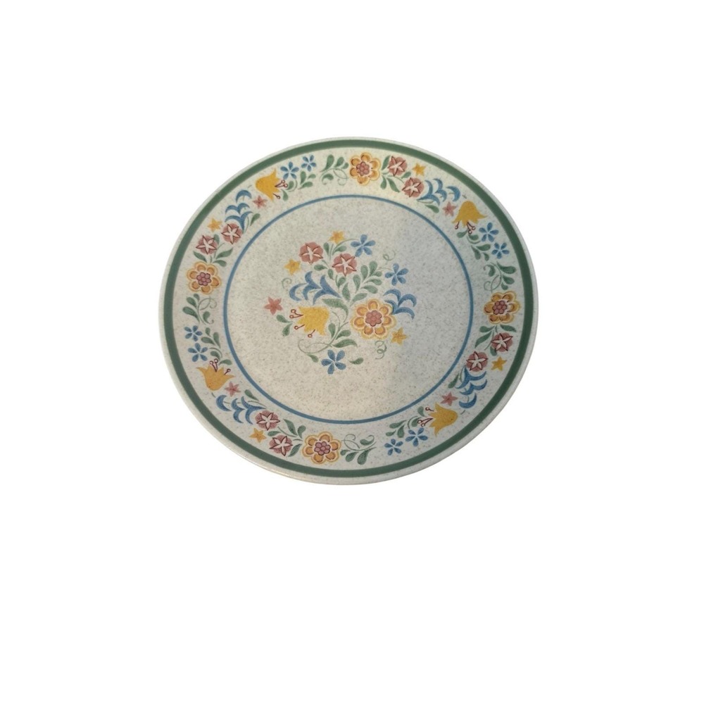 Lenox USA ~ QUAKERTOWN ~ 6 inch Plate Blue Yellow Green Temper-ware